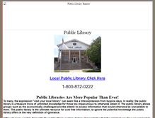 Tablet Screenshot of localpubliclibrary.com